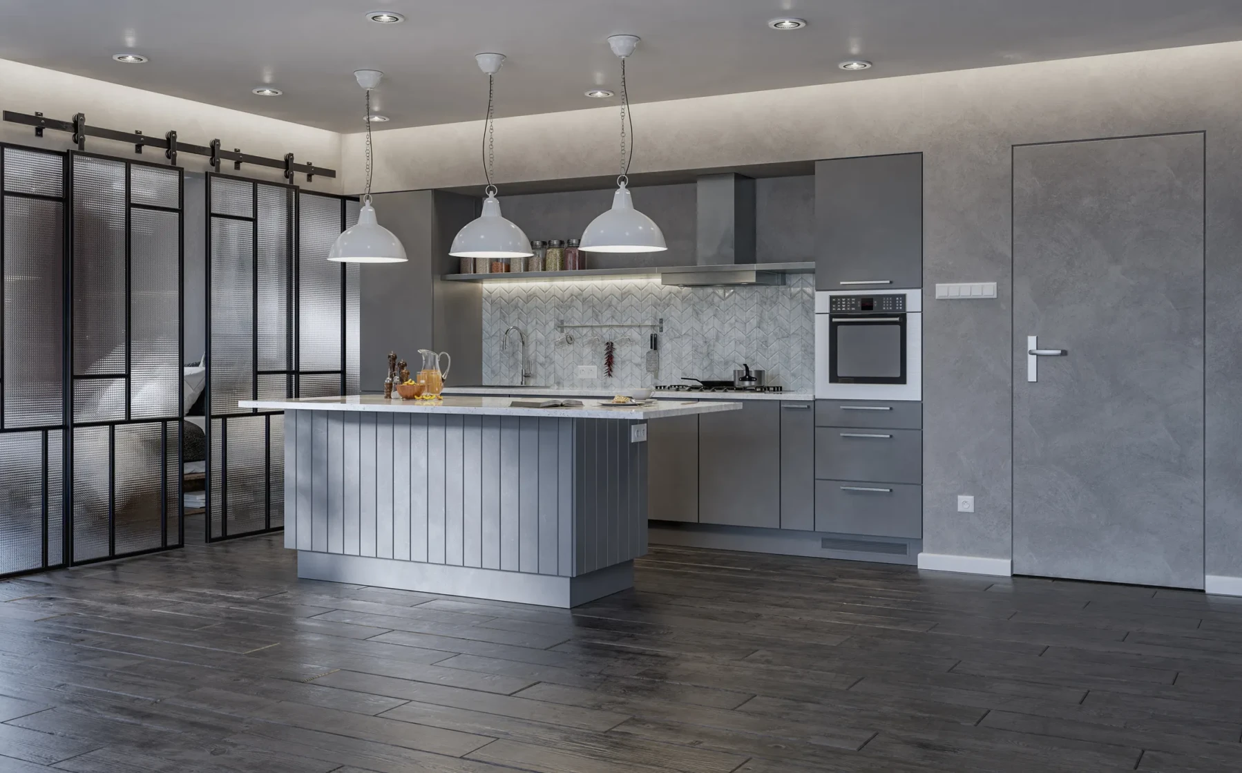 modern-gray-kitchen